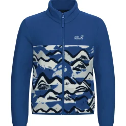 New - Kid's Paw Era 100 Print Fullzip - Fleecejacke Kinder Wanderbekleidung|Jacken
