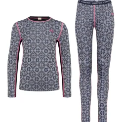 Kari Traa - Kid's Hennie Set - Merinounterwäsche^Kinder Skibekleidung|Merinounterwäsche