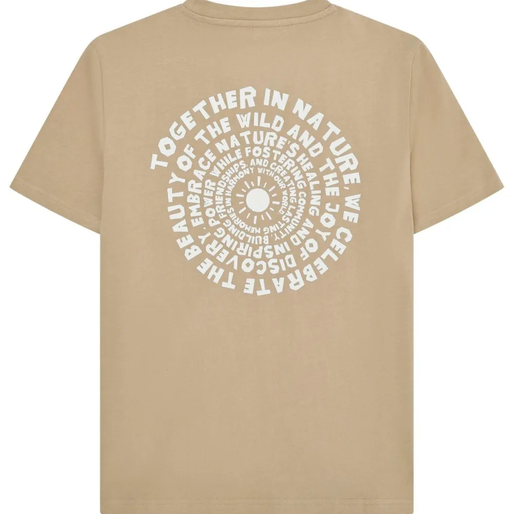KnowledgeCotton Apparel - Regenerative Organic Cotton Back Print T-Shirt II - T-Shirt