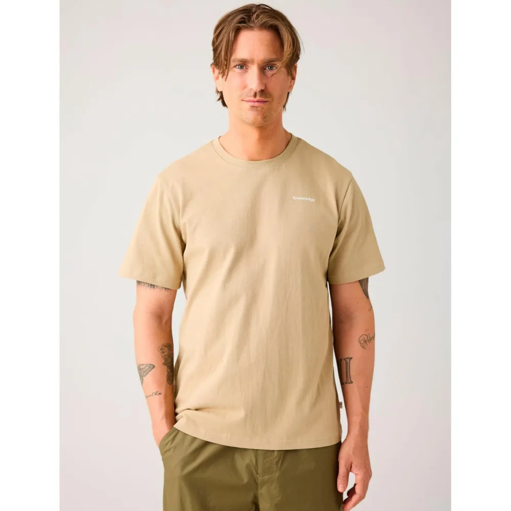 KnowledgeCotton Apparel - Regenerative Organic Cotton Back Print T-Shirt II - T-Shirt