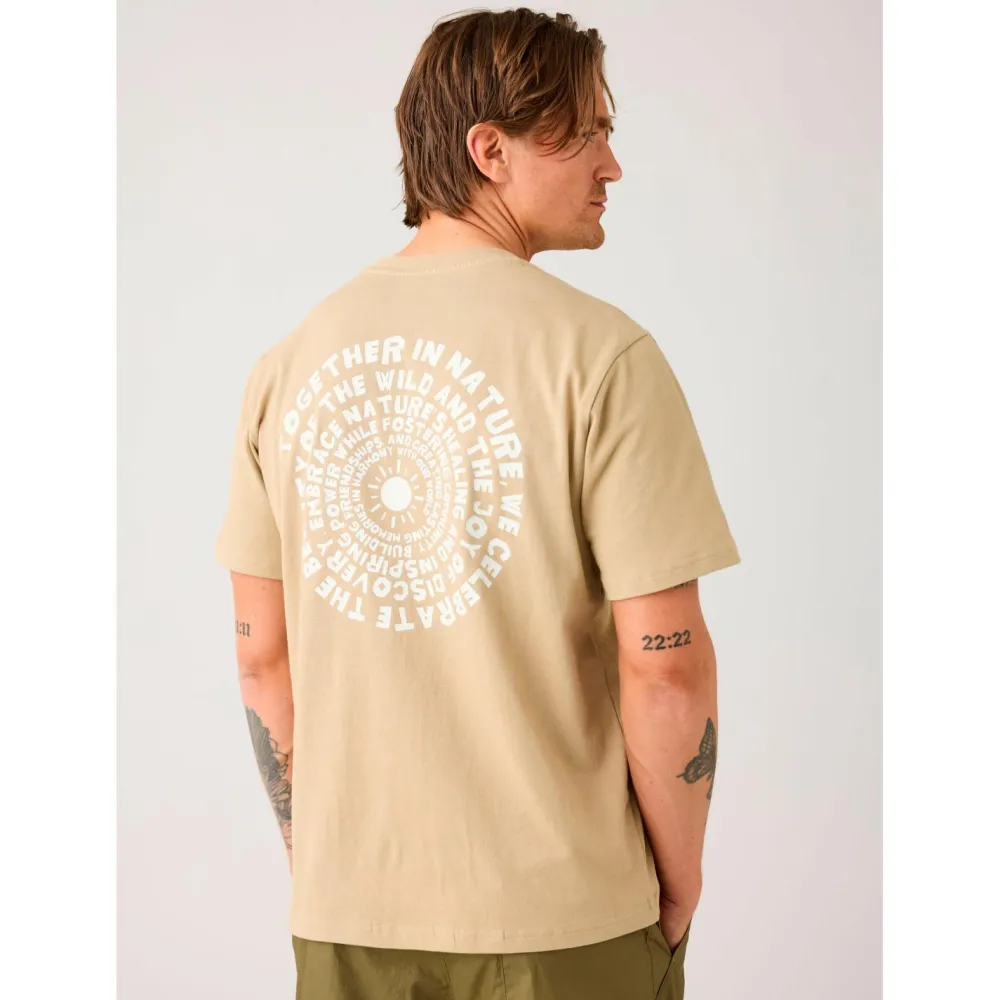 KnowledgeCotton Apparel - Regenerative Organic Cotton Back Print T-Shirt II - T-Shirt