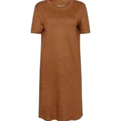 - Women's Linen S/S T-Shirt Dress - Kleid><noscript><img width=
