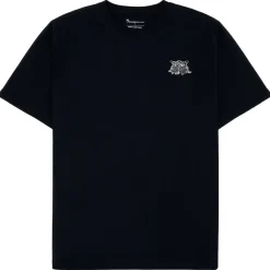 KnowledgeCotton Apparel - S/S Heavy Single Owl Emb. At Chest - T-Shirt