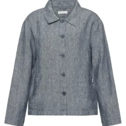 Best - Women's Regular Linen Overshirt - Freizeitjacke Freizeitjacken|Jacken