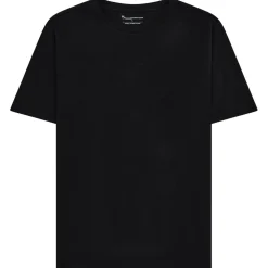 KnowledgeCotton Apparel - Regenerative Organic Cotton Chest Embroidery II - T-Shirt