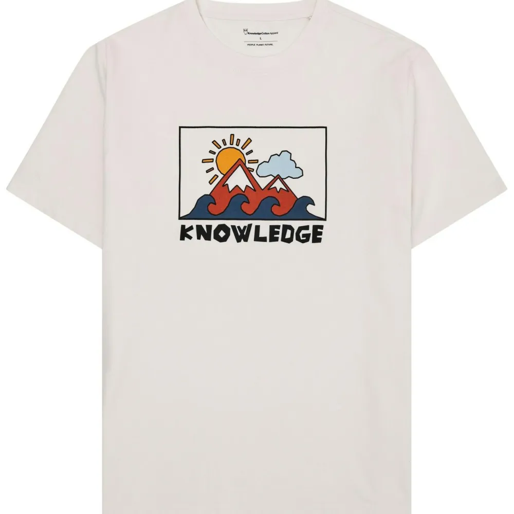 - Regenerative Organic Cotton Front Print T-Shirt - T-Shirt>KnowledgeCotton Apparel Discount