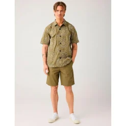 KnowledgeCotton Apparel - Fig Loose Poplin Elastic Waist String Shorts - Shorts