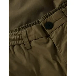 KnowledgeCotton Apparel - Fig Loose Poplin Elastic Waist String Shorts - Shorts