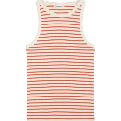 KnowledgeCotton Apparel - Women's Striped Racer Rib Top - Top^ Shirts, Hemden & Longsleeves|Alltagsbekleidung