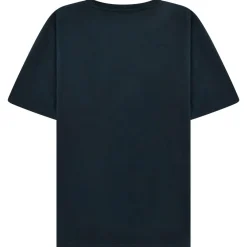 KnowledgeCotton Apparel - Regenerative Organic Cotton Chest Embroidery - T-Shirt^ Alltagsbekleidung|Wanderbekleidung