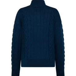 Best - Women's M. 1/2 Zip High Neck Cable - Wollpullover Pullover & Hoodies|Alltagsbekleidung