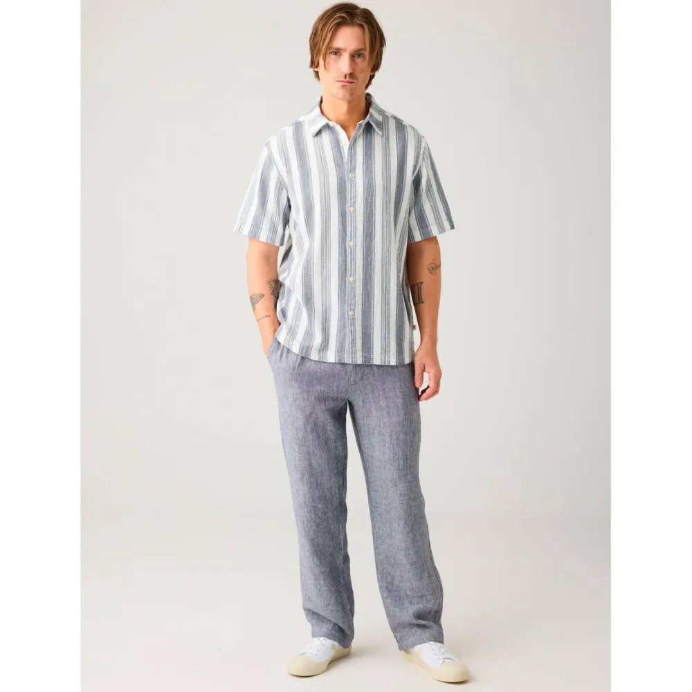 - Organic Cotton Striped Shirt II - Hemd>KnowledgeCotton Apparel