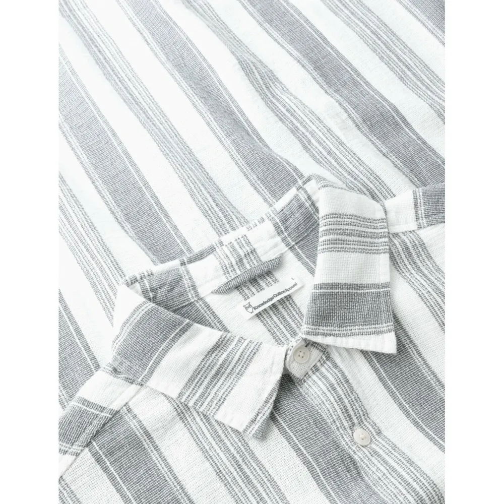 - Organic Cotton Striped Shirt II - Hemd>KnowledgeCotton Apparel