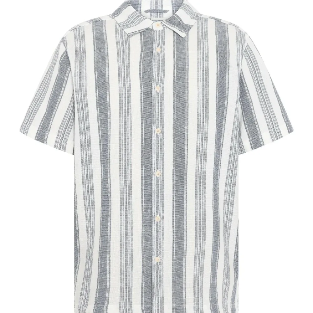- Organic Cotton Striped Shirt II - Hemd>KnowledgeCotton Apparel