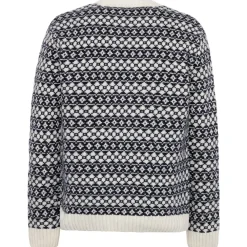 - Fair Isle Crew Neck Lambswool Knit - Wollpullover>KnowledgeCotton Apparel