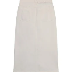KnowledgeCotton Apparel - Women's Mid Length H. Twill Skirt - Rock