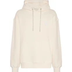 KnowledgeCotton Apparel - Loose Kangaroo Pocket Sweat with Embroidery - Hoodie^ Pullover & Hoodies|Pullover & Hoodies