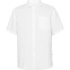 KnowledgeCotton Apparel - Regular Linen S/S Shirt - Hemd