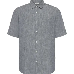 KnowledgeCotton Apparel - Regular Linen S/S Shirt - Hemd