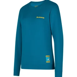- Women's Climbing On The Moon Sweatshirt - Pullover>La Sportiva Best