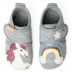 Kinder Living Kitzbu00fchel Living Kitzbühel - Baby's Einhornzauber Klettmodell - Hüttenschuhe