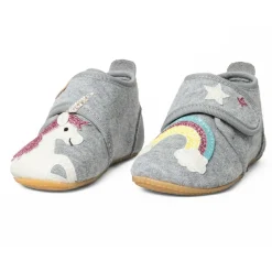 Kinder Living Kitzbu00fchel Living Kitzbühel - Baby's Einhornzauber Klettmodell - Hüttenschuhe