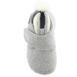 Kinder Living Kitzbu00fchel Living Kitzbühel - Baby's Klettschuh Hase mit Ohren - Hüttenschuhe