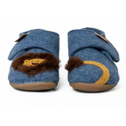 Best Living Kitzbühel - Kid's Lutz Löwe Klettschuh - Hausschuhe Kinder Hüttenschuhe