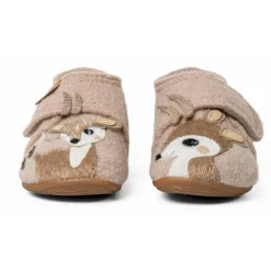 Kinder Living Kitzbu00fchel Living Kitzbühel - Kid's Rosi Rehkitz Klettschuh - Hausschuhe