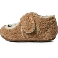 Living Kitzbühel - Kid's Smiley Plüsch-Klettschuh - Hausschuhe Kinder Hüttenschuhe