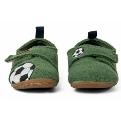 Outlet Living Kitzbühel - Kid's Soccer Champ Klettschuh - Hausschuhe Kinder Hüttenschuhe