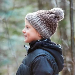 maximo - Boy-Mütze mit Pompon und Vollfutter - Mütze^ Alltagsbekleidung