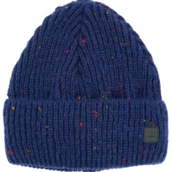 - Girl-Beanie Effektgarn Jerseyfutter mit Umschlag - Mütze><noscript><img width=