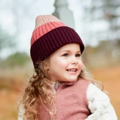 maximo - Kid's Beanie mit Streifen - Mütze