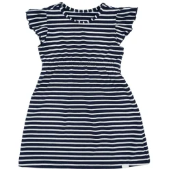 Outlet - Kid's Mini Girl Kleid A-Linie Jersey Flügelärmel - Kleid Alltagsbekleidung