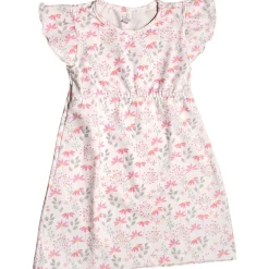 Outlet - Kid's Mini Girl Kleid A-Linie Jersey Flügelärmel - Kleid Alltagsbekleidung