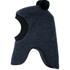 maximo - Kid's Mini-Schlupfmütze mit Wollfleece und Pompons - Sturmhaube^ Kopfbedeckungen|Alltagsbekleidung