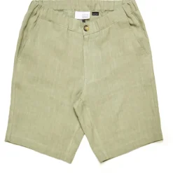 Mazine - Regular Linen Shorts - Shorts