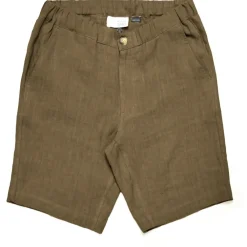 Mazine - Regular Linen Shorts - Shorts