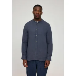 Mazine - Stand Collar Linen Shirt - Hemd^ Shirts, Hemden & Longsleeves|Alltagsbekleidung