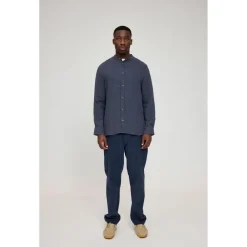 Mazine - Stand Collar Linen Shirt - Hemd^ Shirts, Hemden & Longsleeves|Alltagsbekleidung