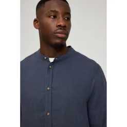 Mazine - Stand Collar Linen Shirt - Hemd^ Shirts, Hemden & Longsleeves|Alltagsbekleidung