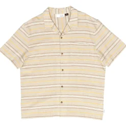 - Striped Linen-Mix Resort Shirt - Hemd>Mazine Sale