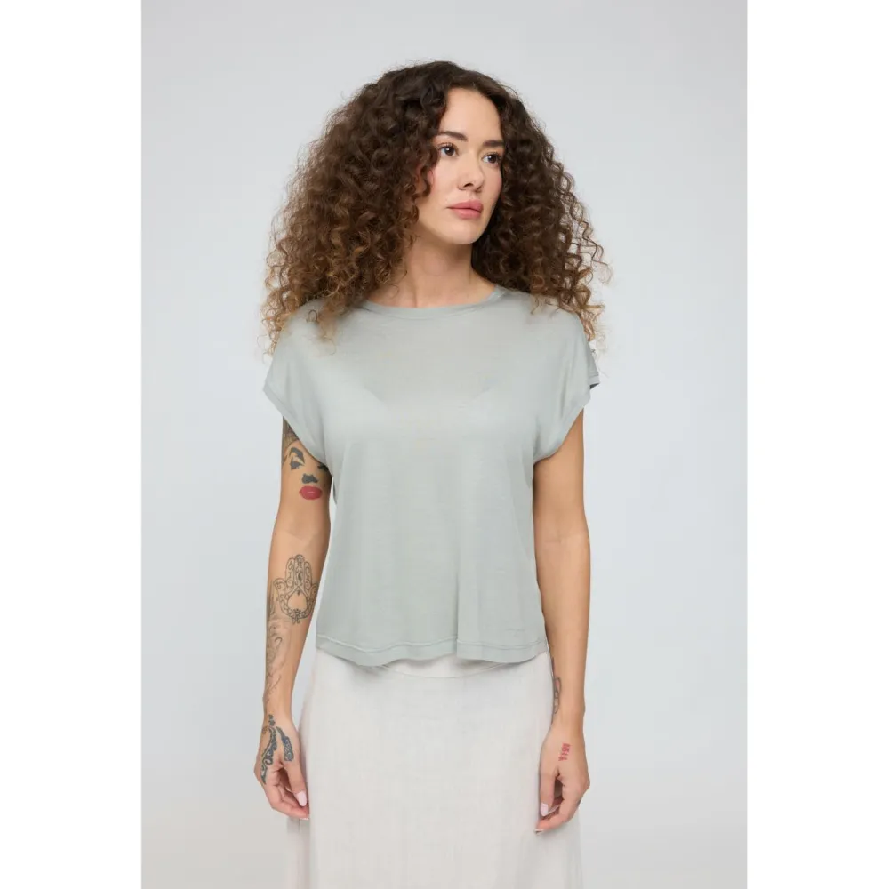 Mazine - Women's Cropped T Loose Fit - T-Shirt