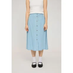 - Women's Denim Midi Skirt - Rock>Mazine Online