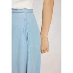 - Women's Denim Midi Skirt - Rock><noscript><img width=