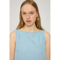 Best - Women's Denim Mini-Dress - Kleid Alltagsbekleidung