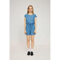 - Women's Denim Short Jumpsuit - Jumpsuit>Mazine Discount