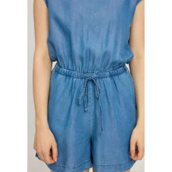 - Women's Denim Short Jumpsuit - Jumpsuit><noscript><img width=