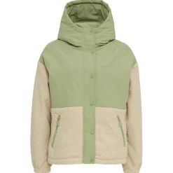 - Women's Fabric Blocking Jacket - Winterjacke>Mazine Hot